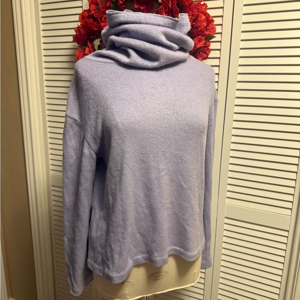 Vintage 1990s EMANUEL by Emanual Ungaro Lavender Turtleneck Sweater Canada